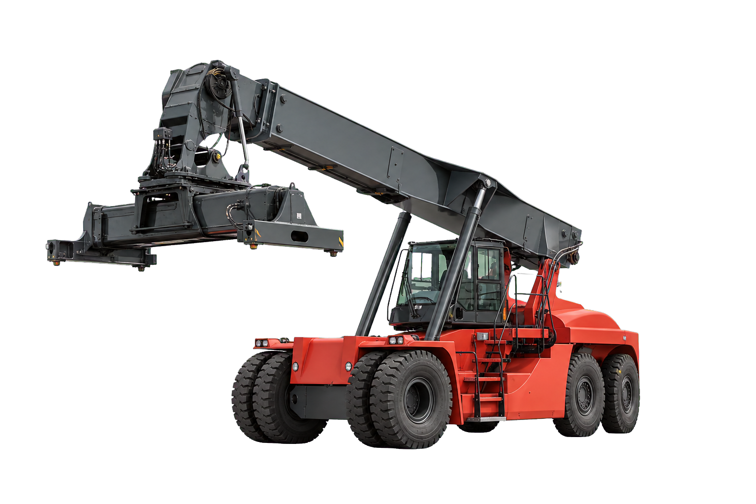 Reach stacker for container handling